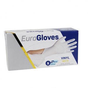 Handschoen EuroGloves Vinyl Wit maat M 100st