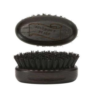 Beard Brush "Oval" dark wood